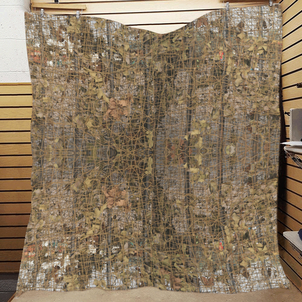 Camouflage Realtree Pattern Print Design 01 Premium Quilt