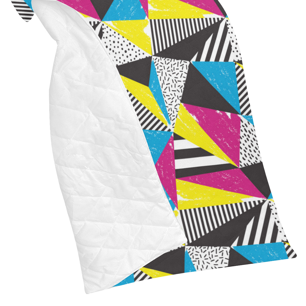 80s Pattern Print Design 2 Premium Quilt