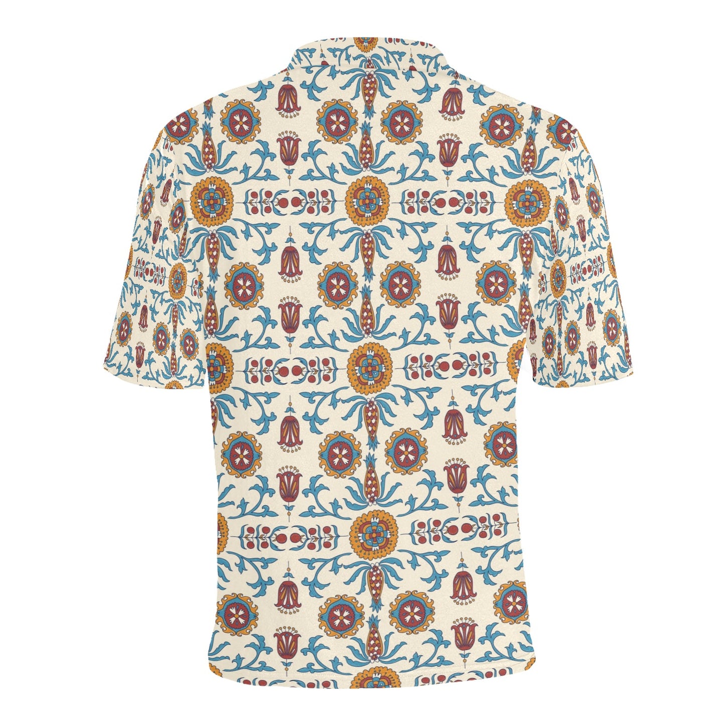 Suzani Print Design LKS301 Men Polo Shirt