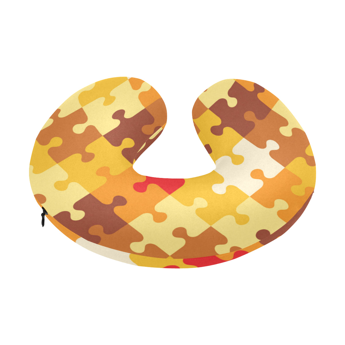 Puzzle Pattern Print Design A01 U-Shaped Travel Neck Pillow