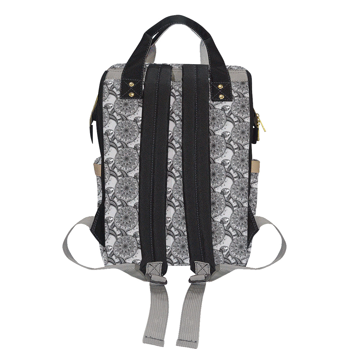 Tribal Turtle Polynesian Themed Print Diaper Bag Backpack