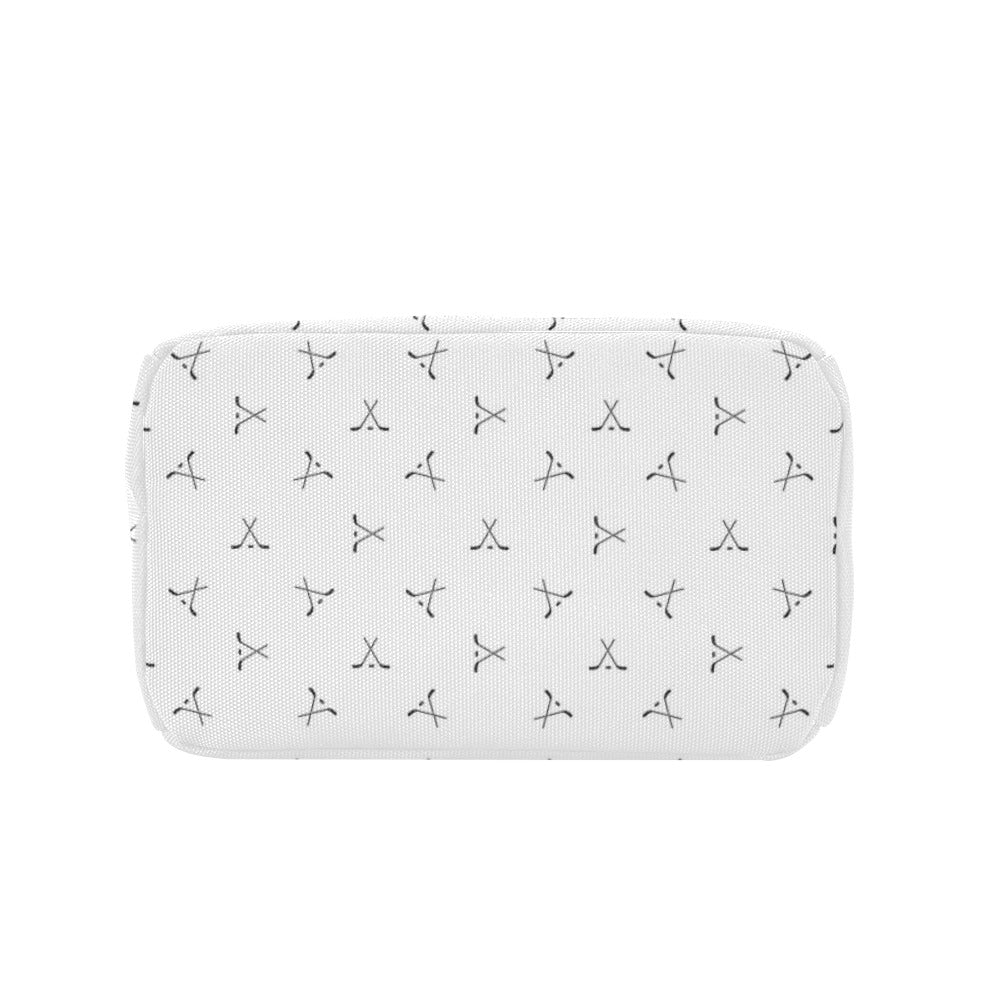 Hockey Print Design LKS304 Insulated Lunch Bag
