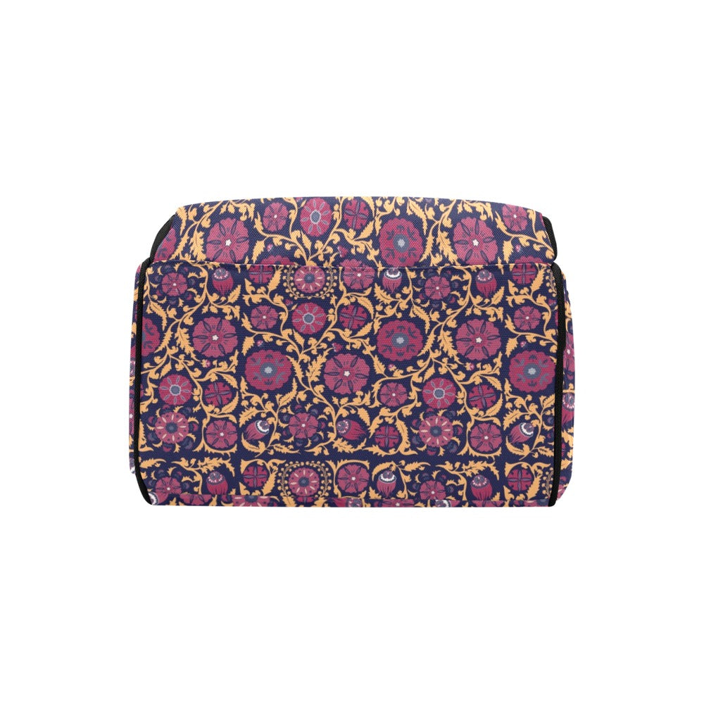 Suzani Print Design LKS303 Diaper Bag Backpack