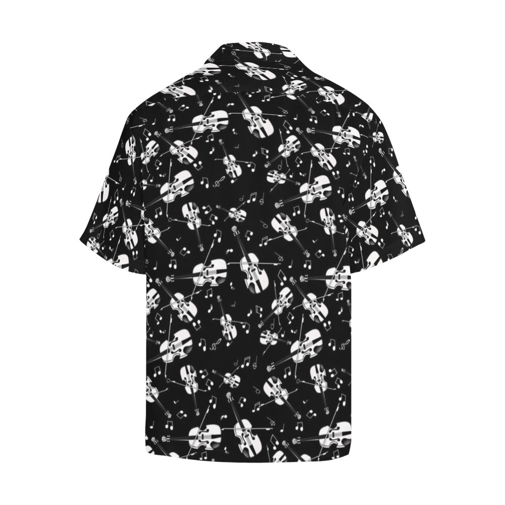 Violin Print Design LKS404 Men's Men's Hawaiian Shirt