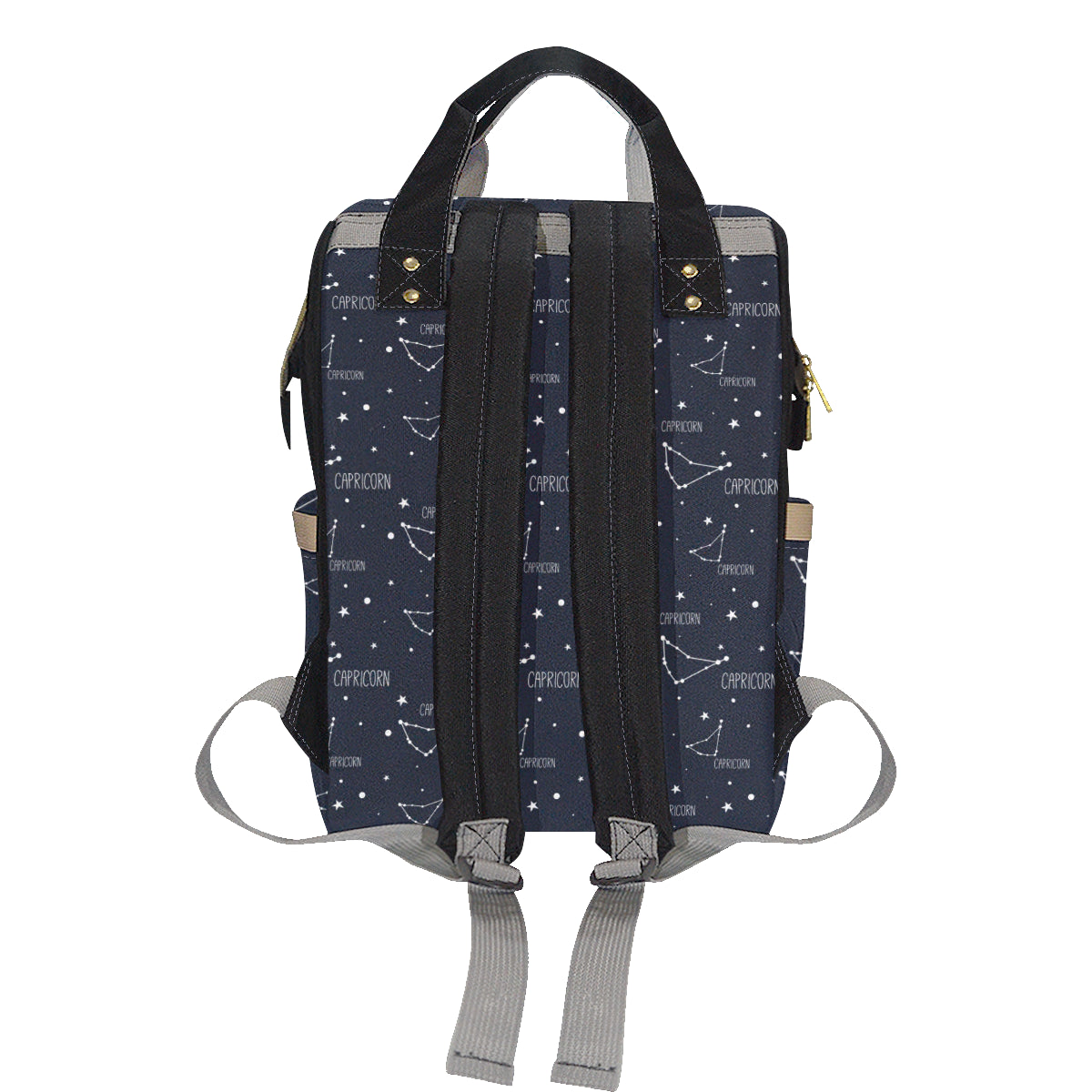 Capricorn Zodiac Pattern Print Design 01 Diaper Bag Backpack