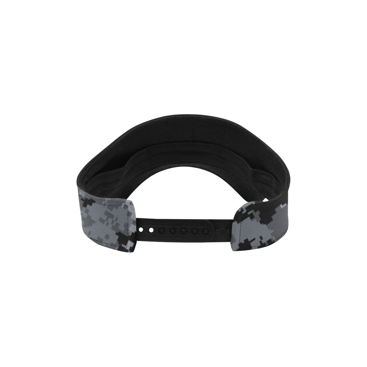 ACU Digital Black Camouflage Unisex Sun Visor