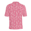 Breast Cancer Awareness Themed Men Polo Shirt