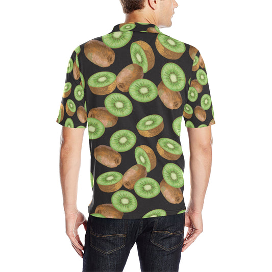 Kiwi Pattern Print Design KW03 Men Polo Shirt