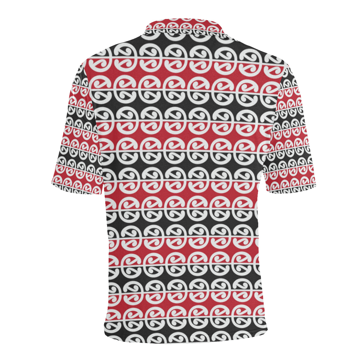 Maori Classic Themed Design Print Men Polo Shirt