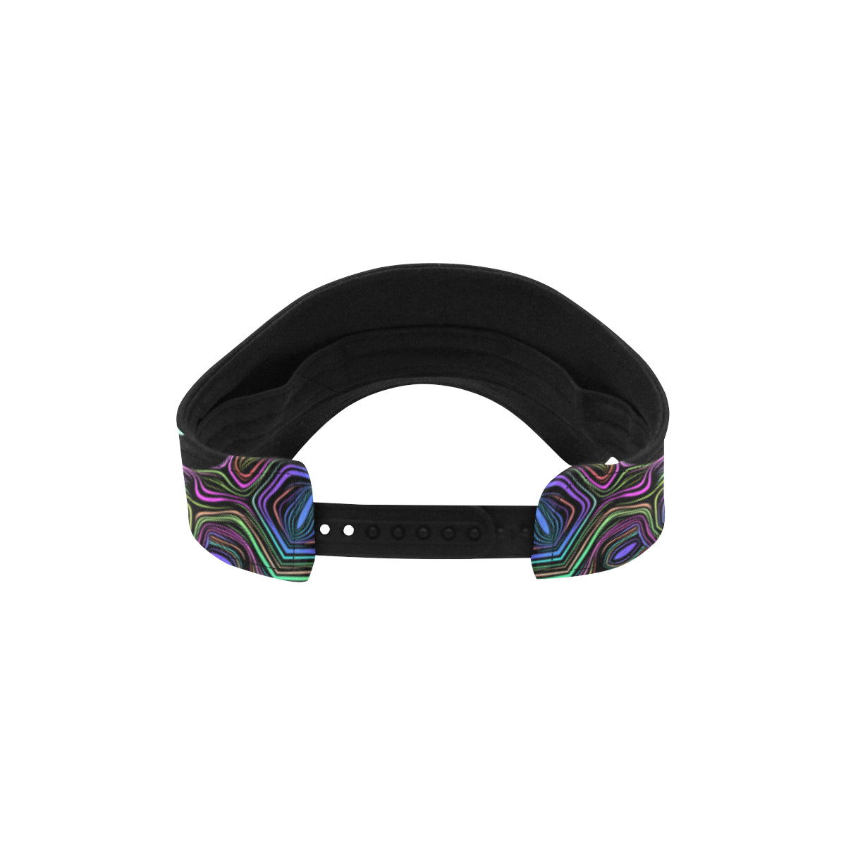 Yin Yang Neon Color Design Print Unisex Sun Visor