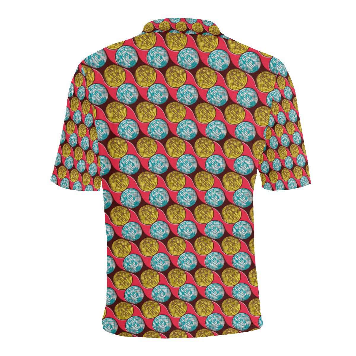 African Fashion Print Pattern Men Polo Shirt