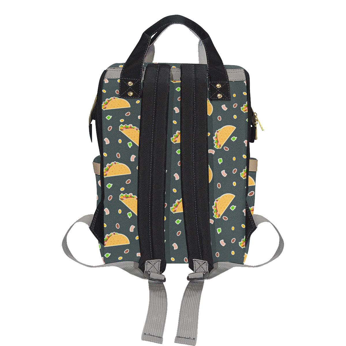 Taco Pattern Print Design TC02 Diaper Bag Backpack