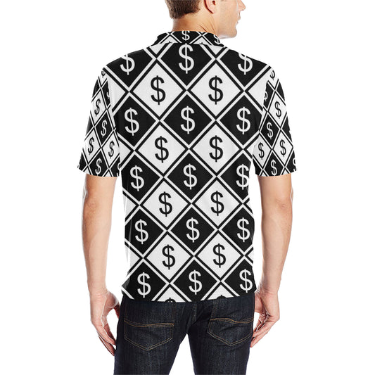 Money Pattern Print Design 04 Men Polo Shirt
