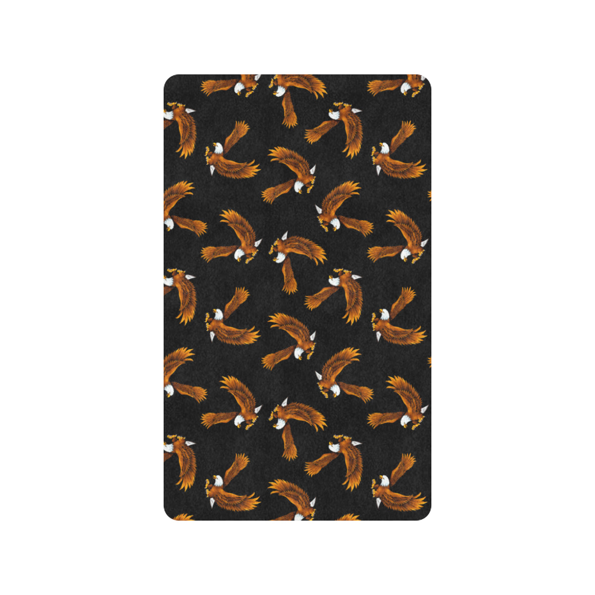 Eagles Print Pattern Rubber Doormat