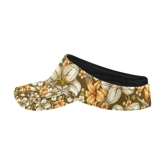 Lily Pattern Print Design 01 Unisex Sun Visor