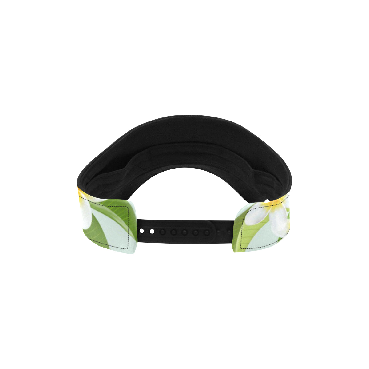 Yellow Plumeria Pattern Print Design PM024 Unisex Sun Visor