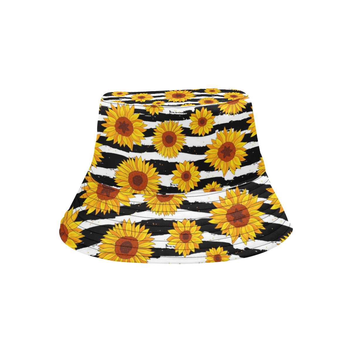 Sunflower Pattern Print Design SF010 Unisex Bucket Hat