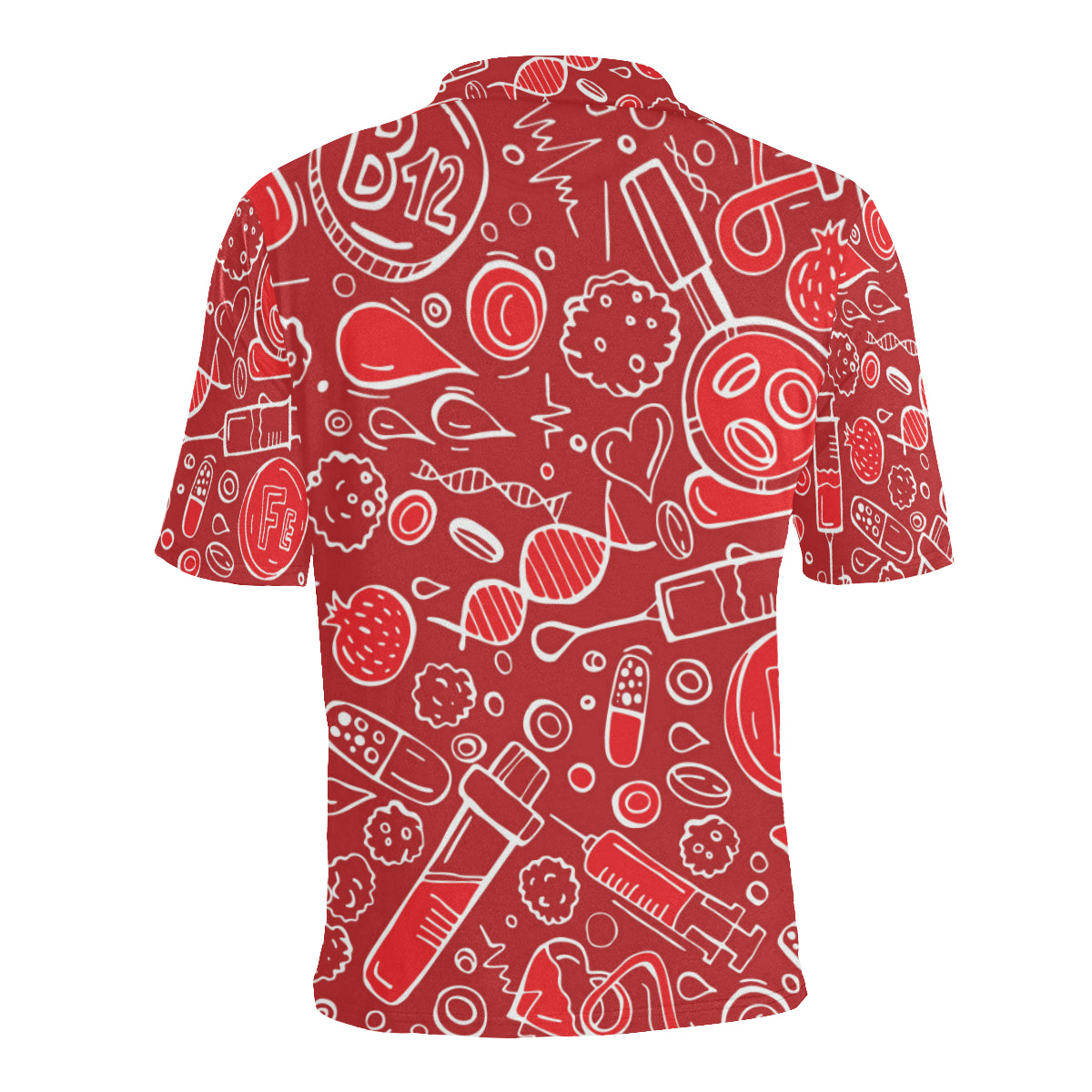 Phlebotomist Pattern Print Design A02 Men Polo Shirt