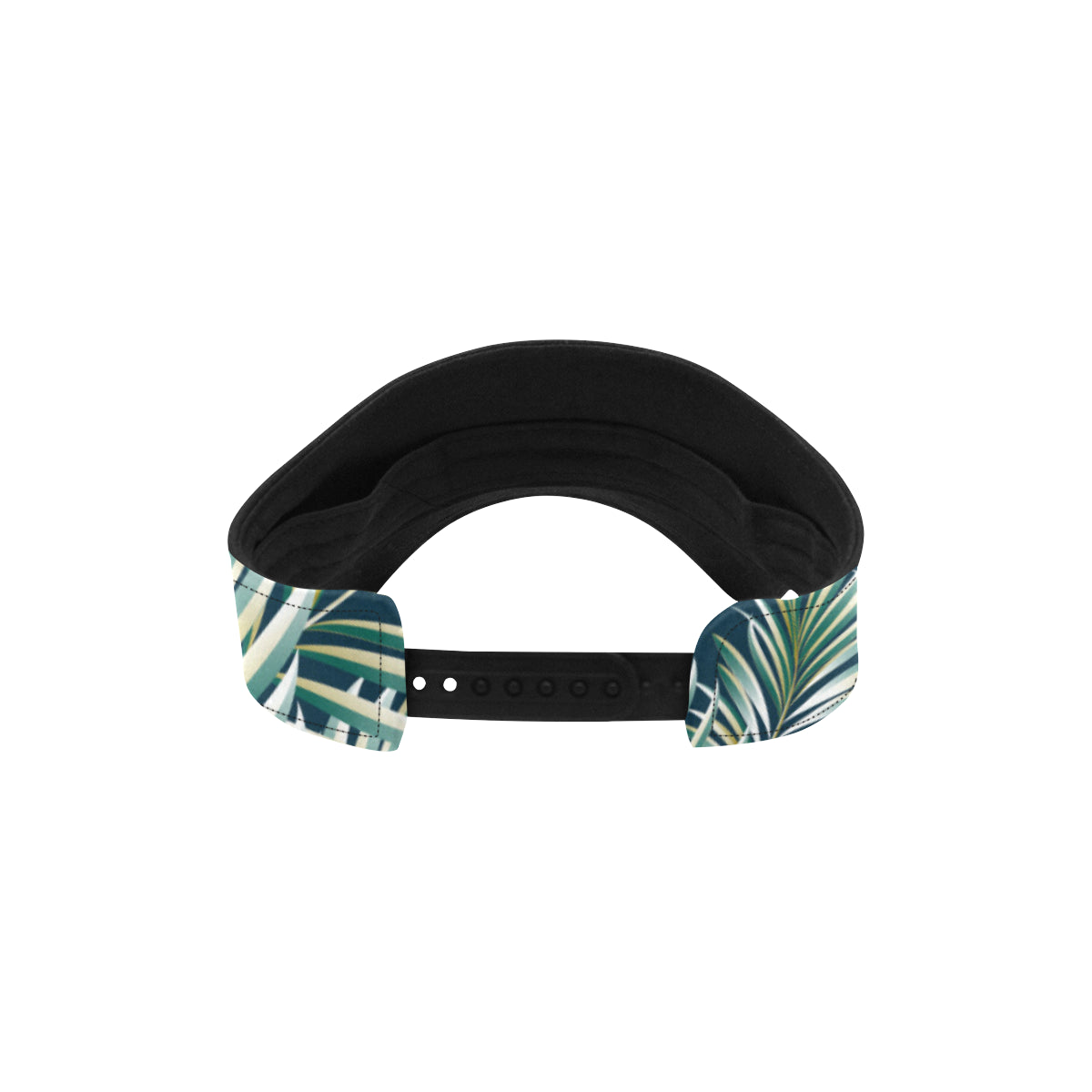 Sun Spot Tropical Palm Leaves hower Curtain Unisex Sun Visor