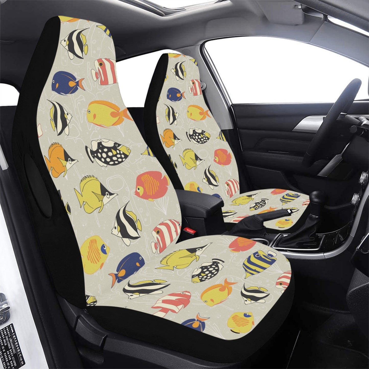 Angelfish Print Design LKS401 Car Seat Covers