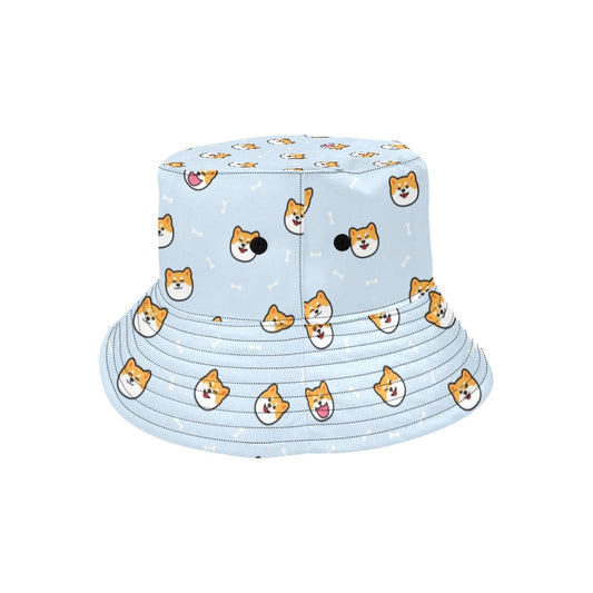 Shiba Inu Print Design LKS3012 Unisex Bucket Hat