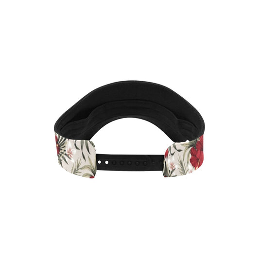 Hibiscus Print Design LKS3011 Unisex Sun Visor