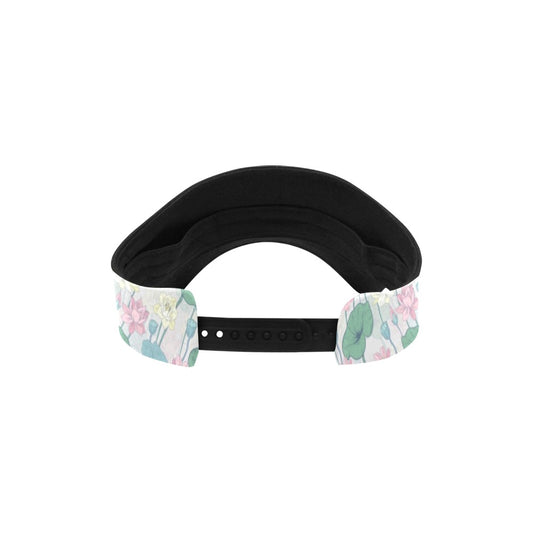 Water Lily Print Design LKS305 Unisex Sun Visor