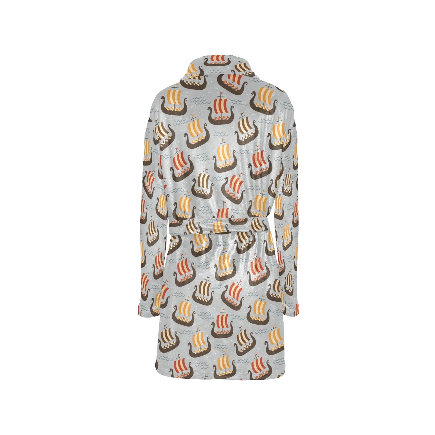 Vikings Print Design LKS308 Women's Fleece Robe