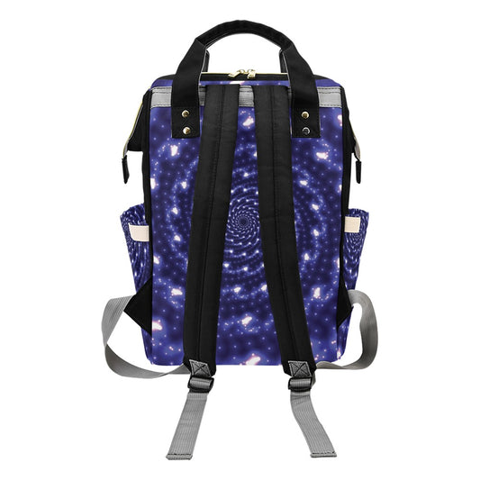 Vortex Print Design LKS305 Diaper Bag Backpack