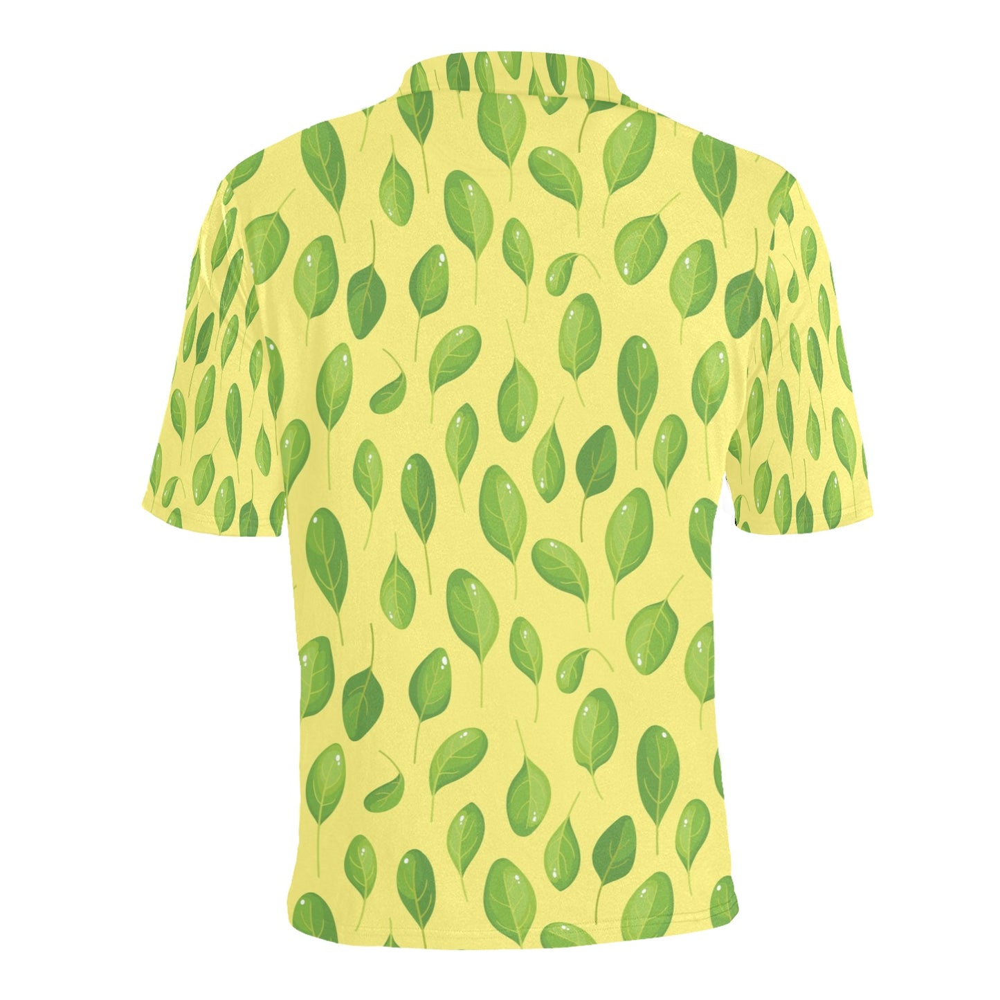 Spinach Print Design LKS302 Men Polo Shirt
