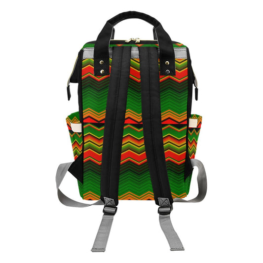 Serape Print Design LKS306 Diaper Bag Backpack