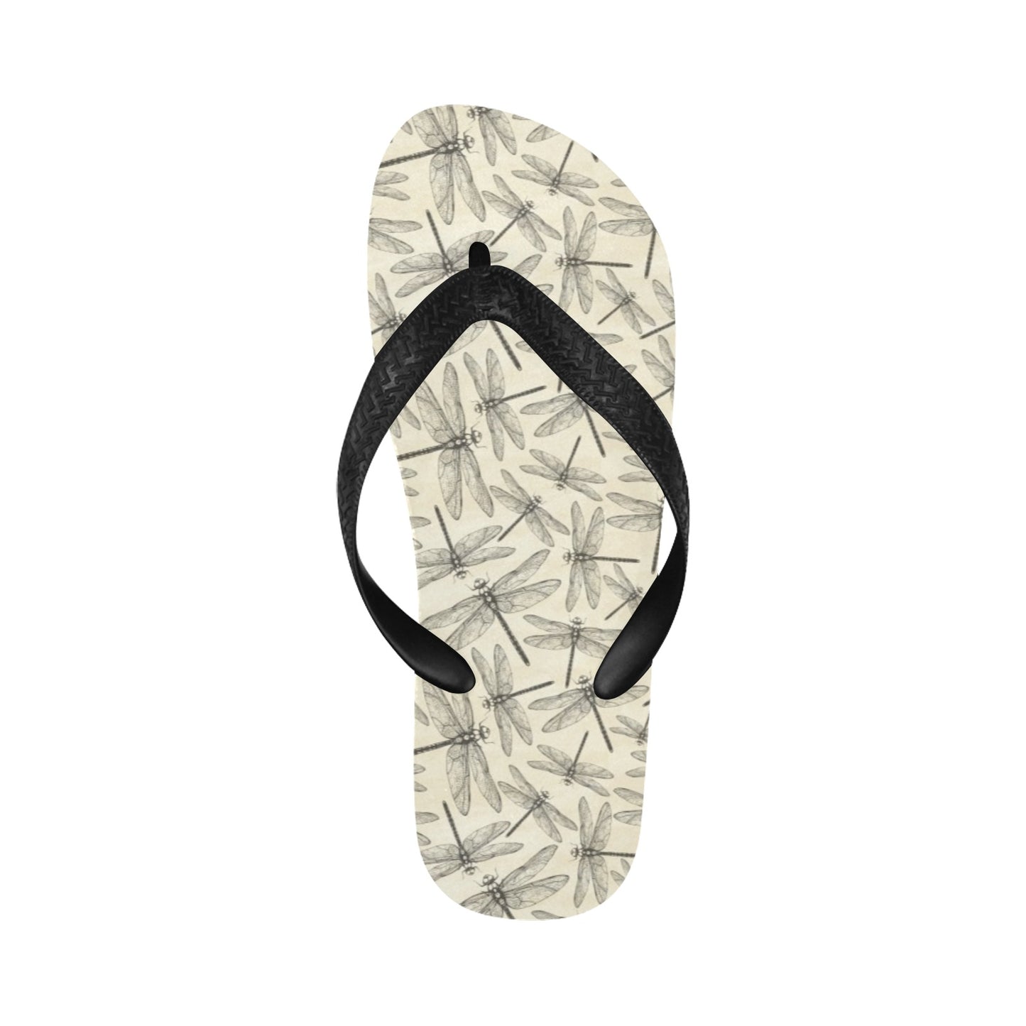 Dragonfly Print Design LKS402 Flip Flops