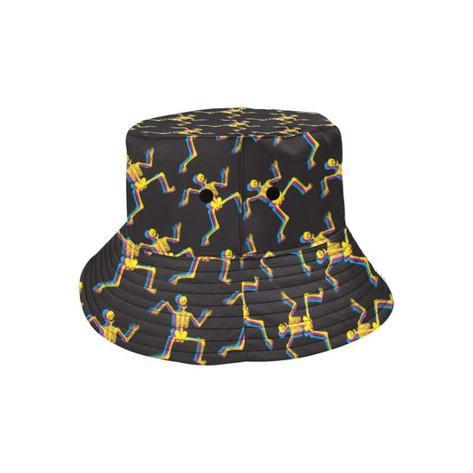Skeleton Skeleton 3D Print Design LKS301 Unisex Bucket Hat