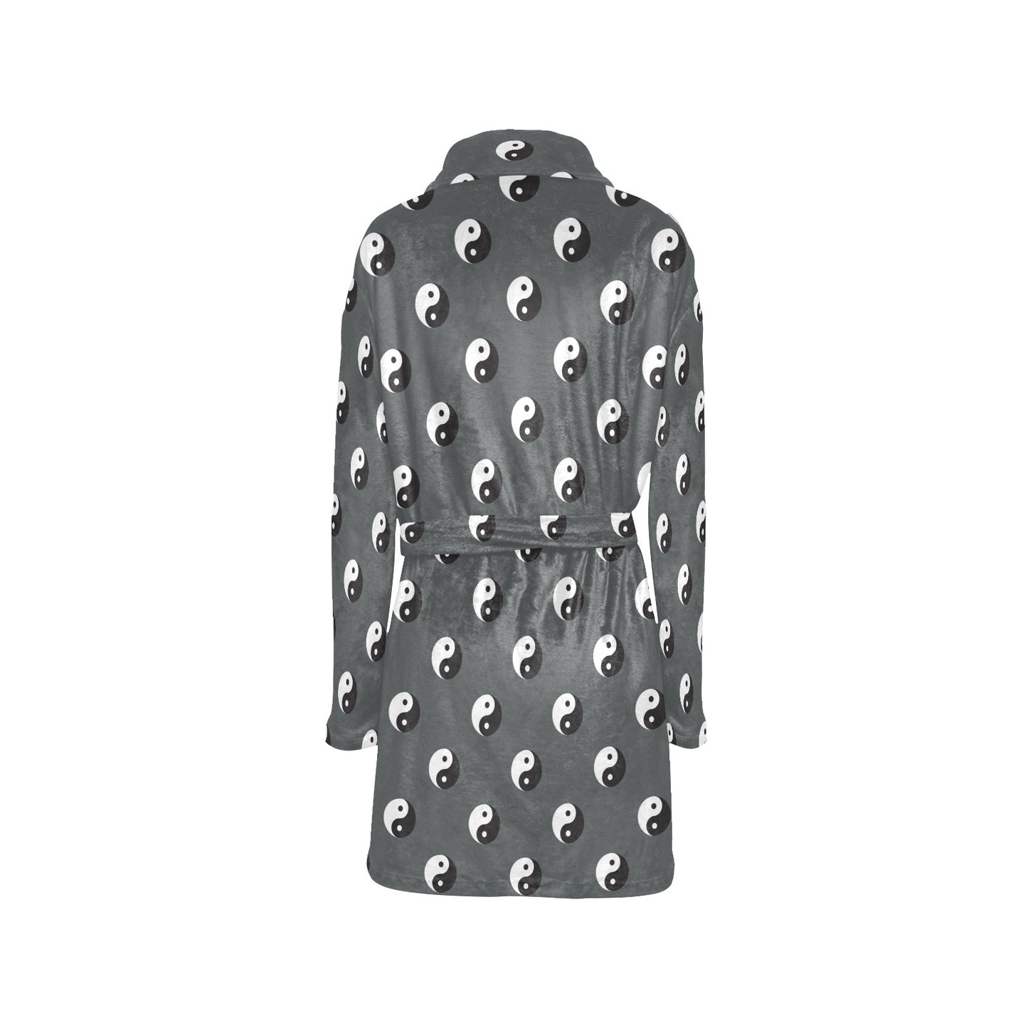 Yin Yang Print Design LKS303 Women's Fleece Robe