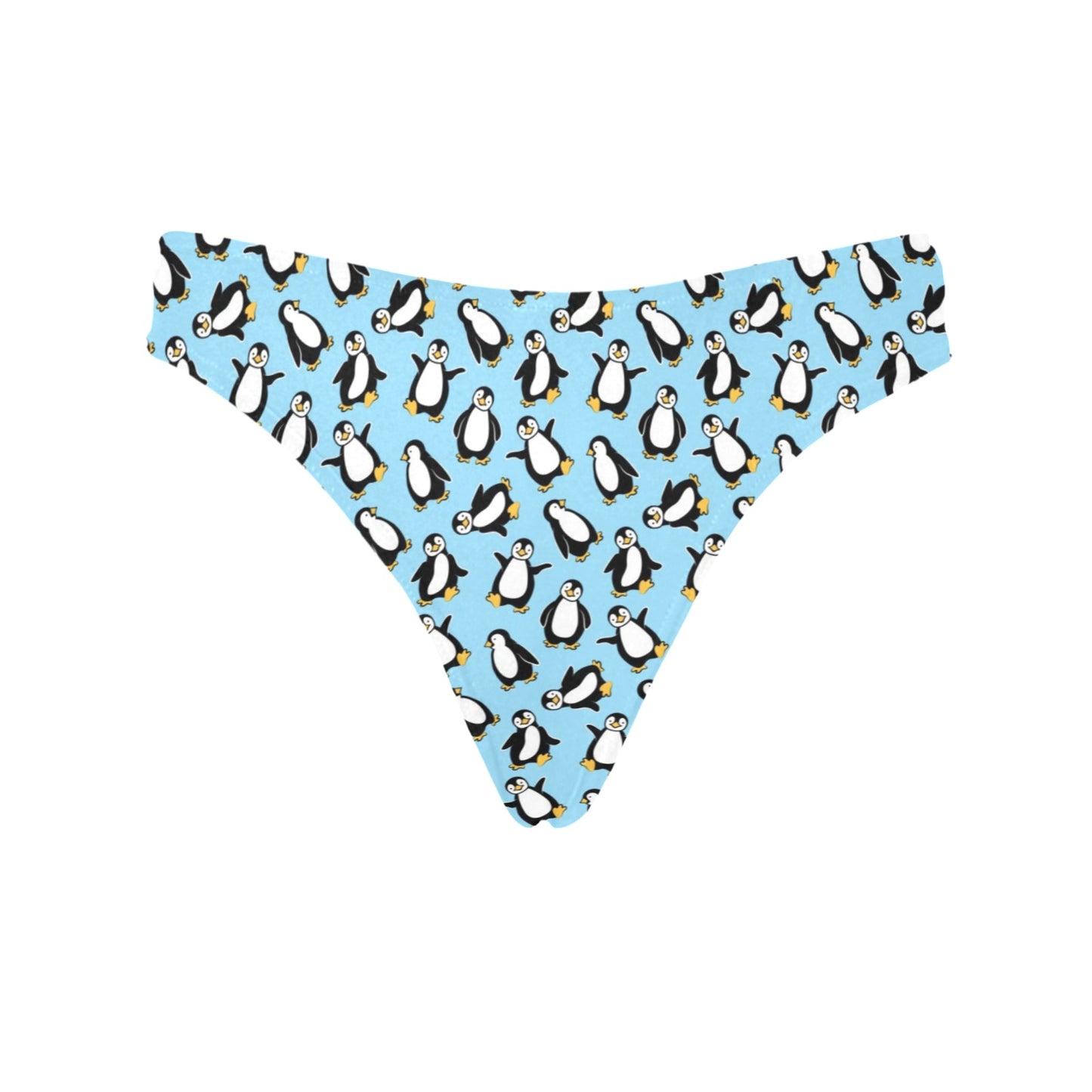 Penguin Happy Print Women's Thongs