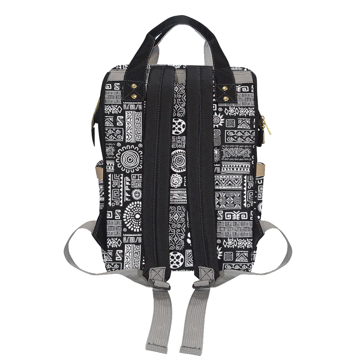 Polynesian Pattern Print Design A02 Diaper Bag Backpack