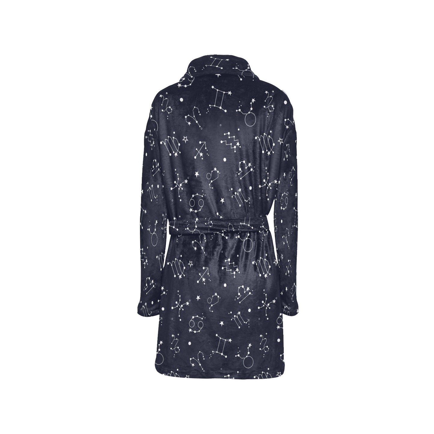 Constellation Pattern Print Design 05 Women's Fleece Robe