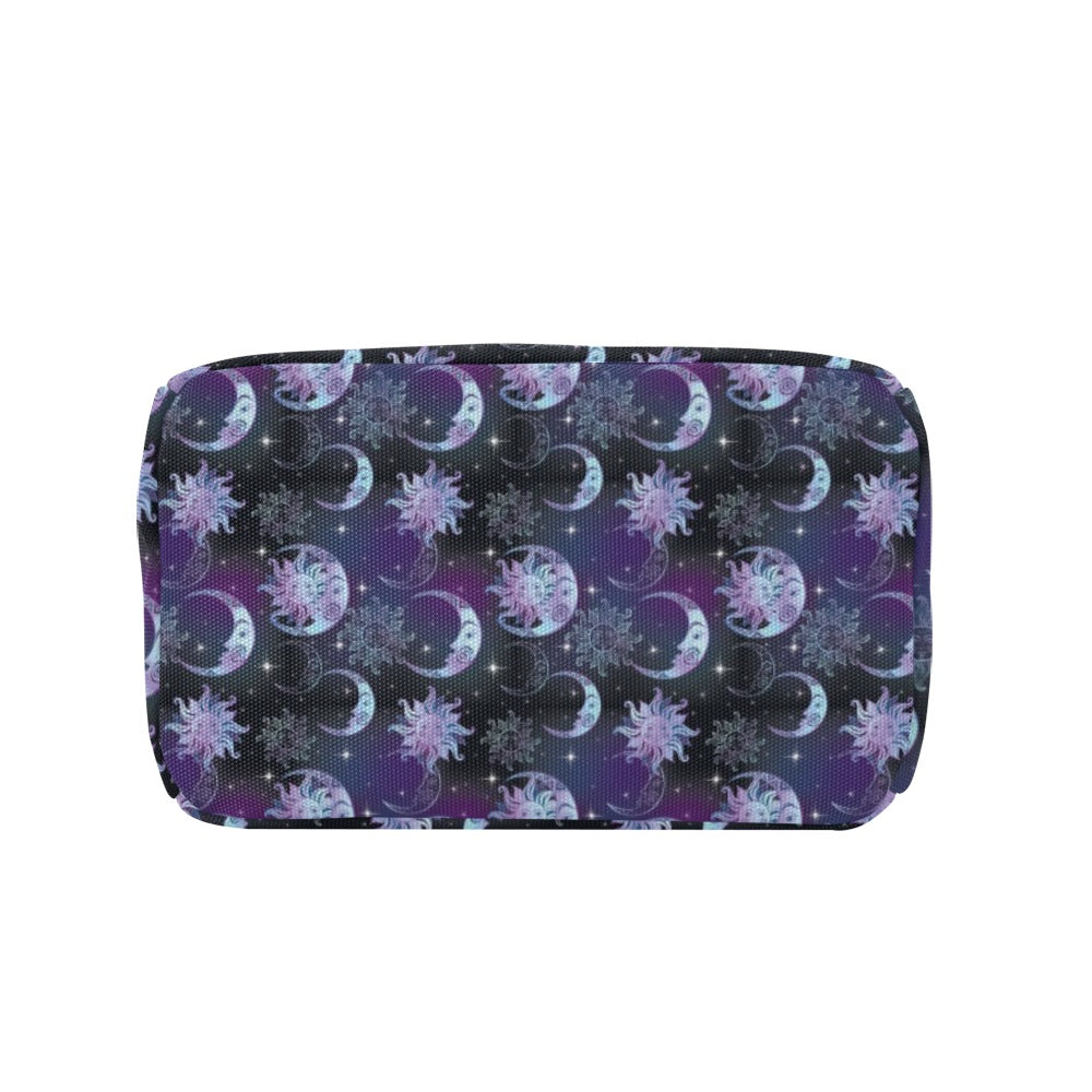 Sun Moon Print Design LKS303 Insulated Lunch Bag