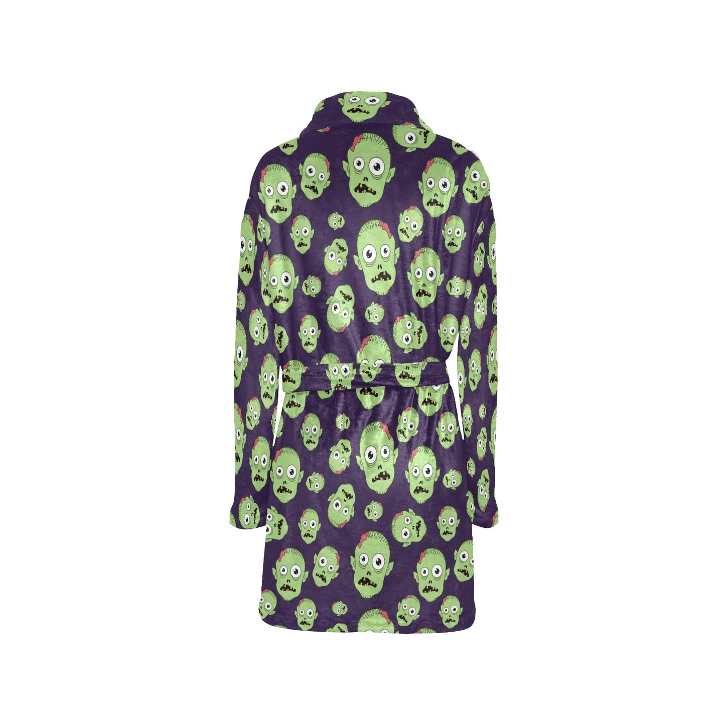 Zombie Print Design LKS303 Women's Fleece Robe
