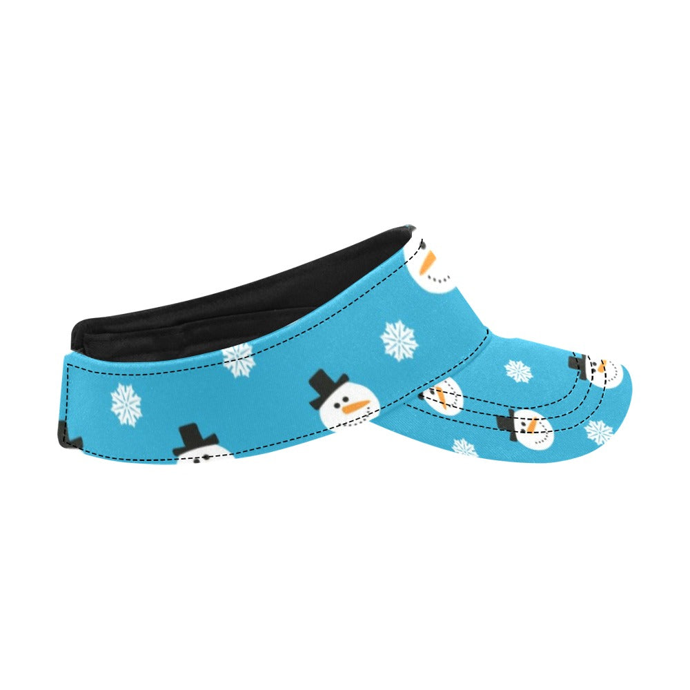 Snowman Print Design LKS303 Unisex Sun Visor