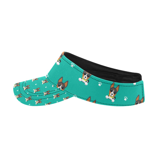 Basenji Pattern Print Design 03 Unisex Sun Visor