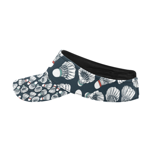 Badminton Ball Pattern Print Design 01 Unisex Sun Visor