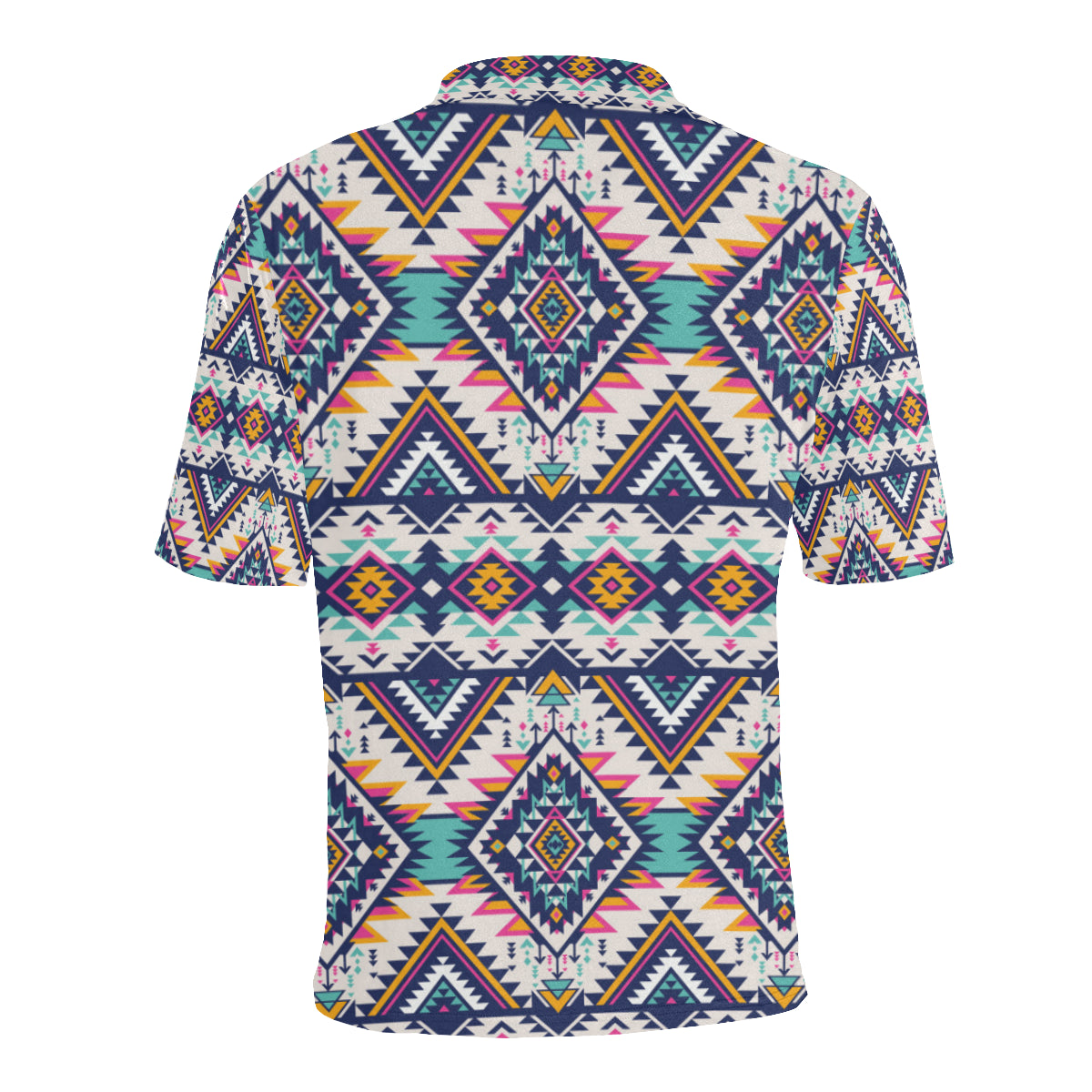 Tribal Aztec native american Men Polo Shirt
