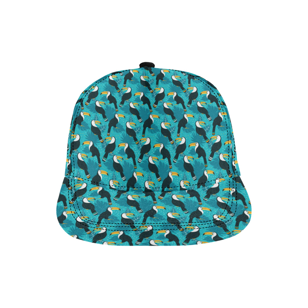 Toucan Parrot Pattern Print Snapback Cap