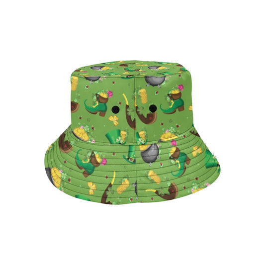 Shamrock Saint Patrick's Day Print Design LKS306 Unisex Bucket Hat