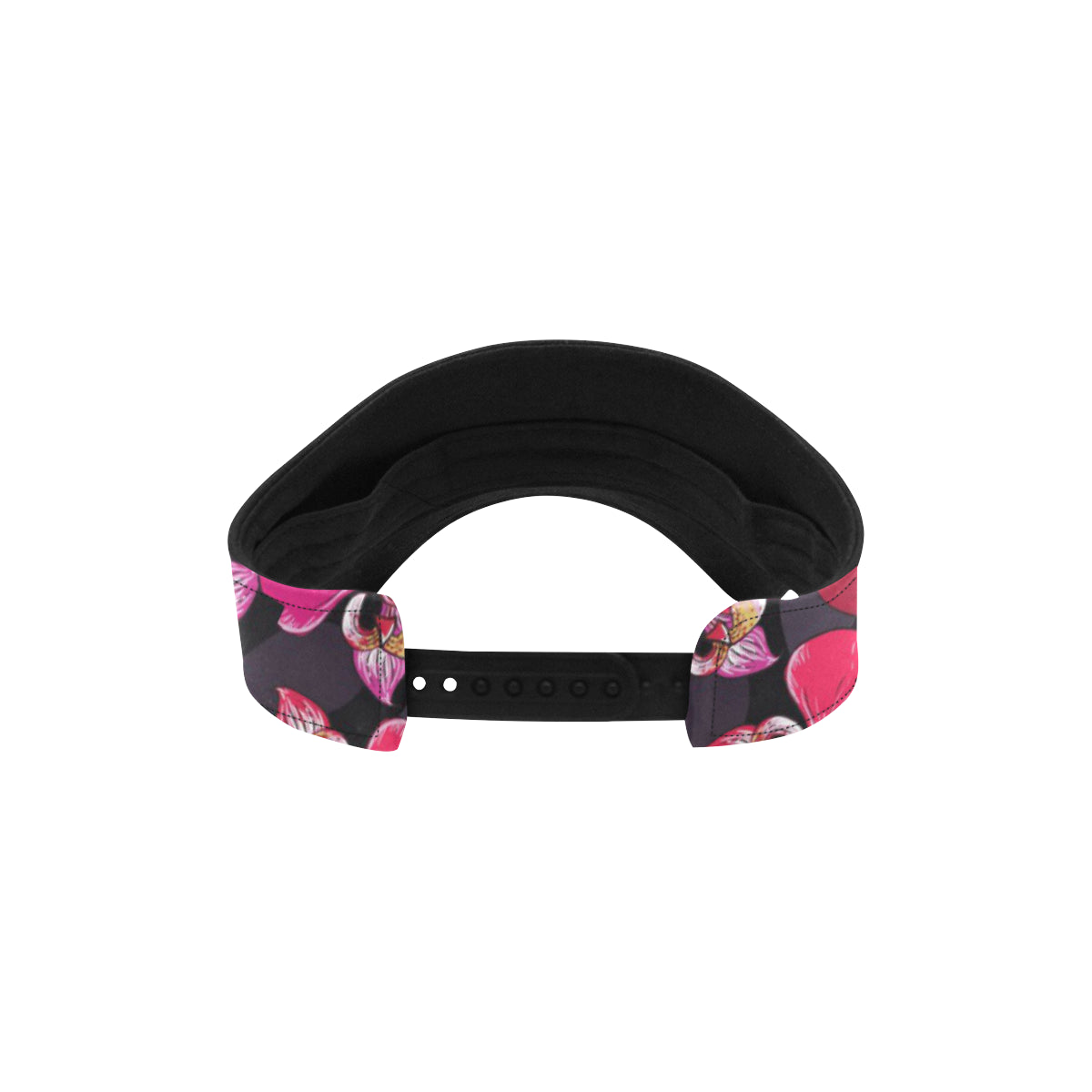 Orchid Red Pattern Print Design OR05 Unisex Sun Visor