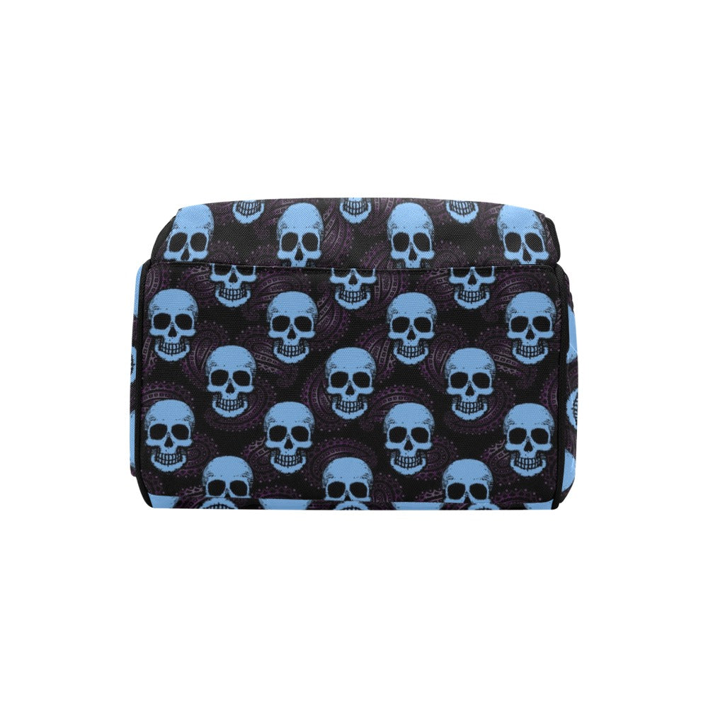 Skull Print Design LKS3012 Diaper Bag Backpack