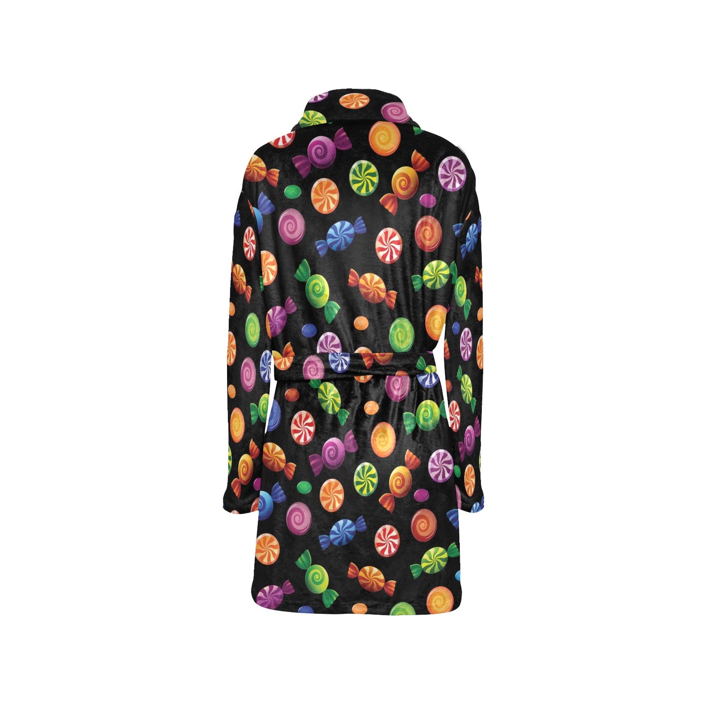 Candy Pattern Print Design 01 Women's Fleece Robe