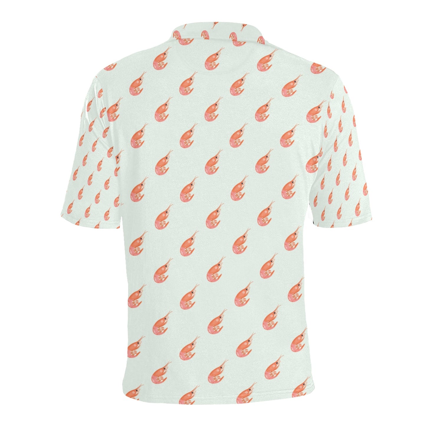 Shrimp Print Design LKS304 Men Polo Shirt