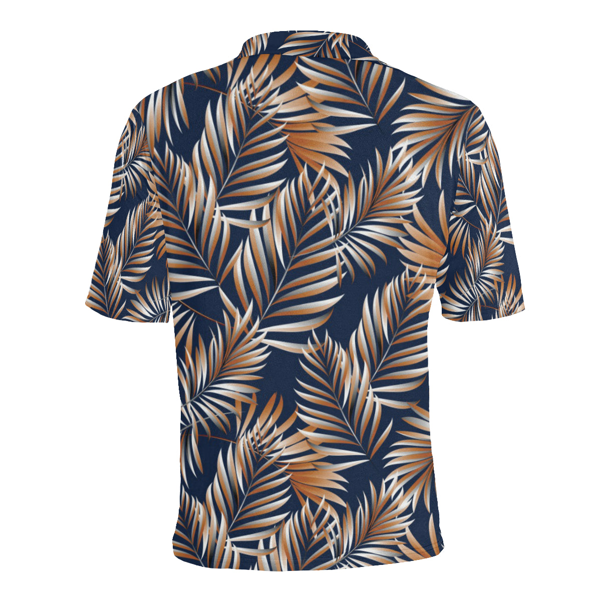 Tropical Flower Pattern Print Design TF07 Men Polo Shirt